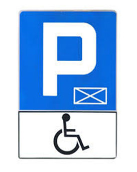 Oznaczenie miejsca parkingowego dla osób niepełnosprawnych